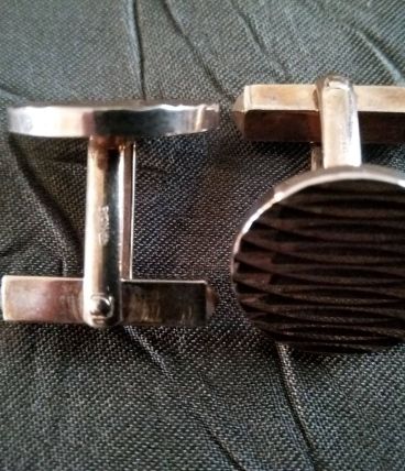 Boutons de manchette Pl. Or, forme circulaire