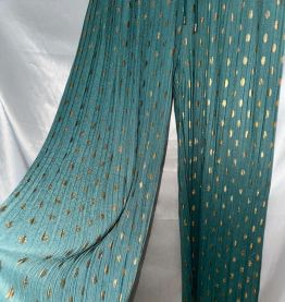 Pantalon stylé jambes large motif Pantalon stylé jambes larg