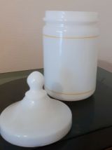 Pot En Opaline. " Sels De Bains " Années 50/ 60. Vintage.