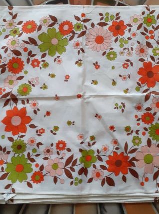 Lot De 6 Serviettes.  Vintage.   Motifs florales.   En excel