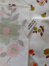 Lot De 6 Serviettes.  Vintage.   Motifs florales.   En excel
