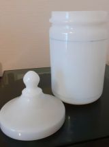 Pot En Opaline. " Coton". Annees 650/60. Vintage.