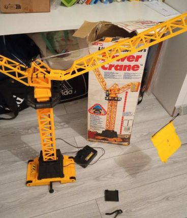 Grue Tower Crane Blue Box vintage