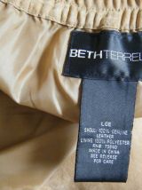 Jupe mi-longue Beth Terrell en daim 42 44 vintage 80
