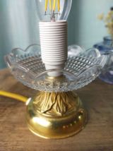 Lampe à poser cristal de Bohême
