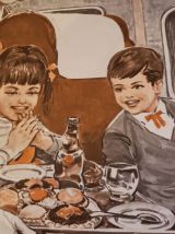 Ancien poster original pédagogique 21C et 22C