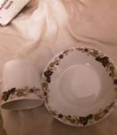 5 tasses et 5 sous tasses Limoges