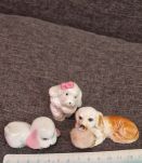 Lot petits chiens porcelaine