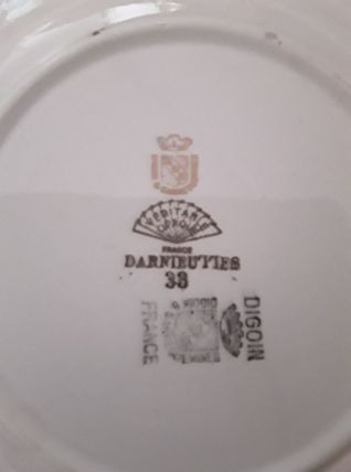 Assiettes Digoin et Sarguemines 