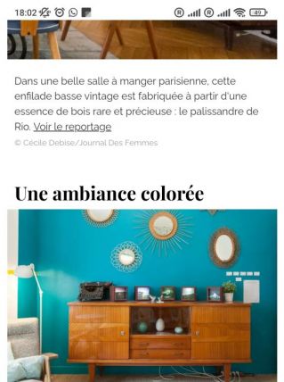 Enfilade buffet vintage 1950