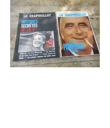 LE CRAPOUILLOT lot de 2 revue  n° 9 &amp; n° 3 MAI 68 POMPIDOU
