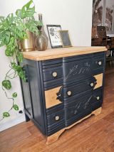 Commode Art Déco noire