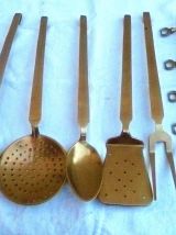 ustensiles de cuisine avec suport , vintage