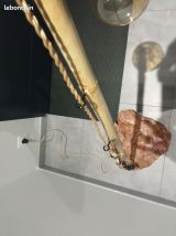 Lampe en bois faite main Ampoule type Edison