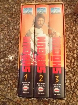 coffret complet VHS shogun , vintage