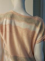 Pull rose  vintage taille 40/42