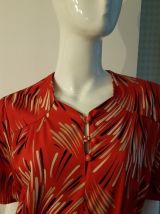 Superbe robe rouge vintage t40