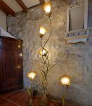 lampadaire et ces deux lampes a poser 
