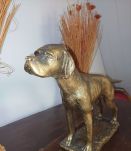 chien en résine décoration