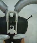 Tête de taureau/bête a cornes futuriste pièces de vélo