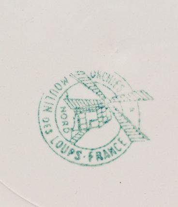 Assiette creuse à l'unité ou par lot Moulin des Loups 
