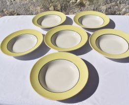 Assiette creuse à l'unité ou par lot Moulin des Loups 