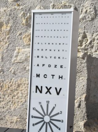 Echelle d'acuité visuelle Monoyer