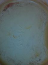Plat saladier céramique poule MARS vintage jaune 