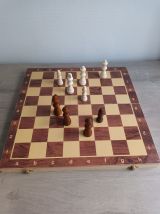 Jeux d’échecs en bois magnétique et pliable de 39cm 