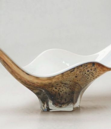Corbeille à fruits Vintage 1960 pate de verre