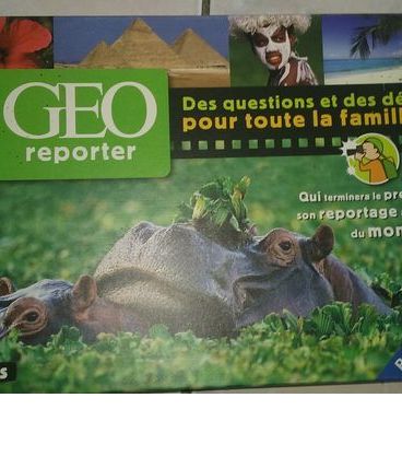 jeu geo reporter de ravensburger tbe et complet  