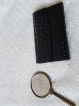 Sac vintage avec porte monnaie et miroir de poche
