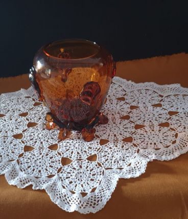 Grand napperon crochet blanc