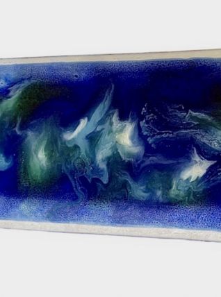 Verre de Murano bleu cobalt 