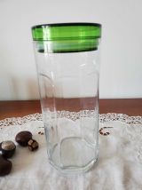 Bocal octogonal hermétique en verre