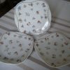 Petites assiettes anciennes porcelaine Limoges Raynaud & Co 