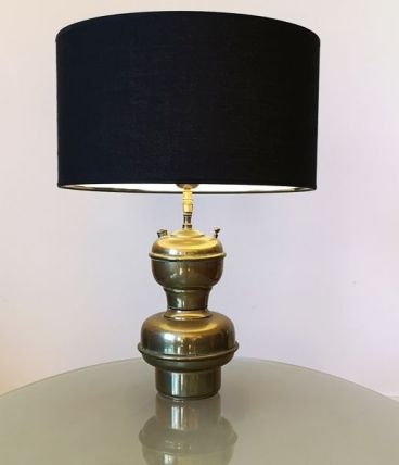 lampe acétylène ancienne en laiton