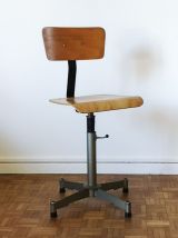 Chaise d'atelier vintage