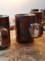 Ensemble demi-tasse en gres