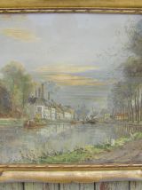 Canal de Bruxelles. Dimensions: 51 x 71 cm.