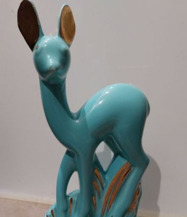 Rare Statuette biche schneider Paris