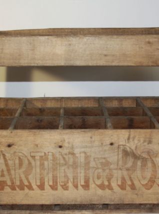 Caisson porte-bouteilles Martini Rossi 15 bouteilles