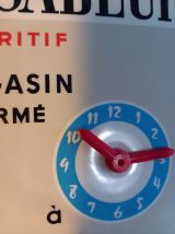 Affiche pour magasin horaire