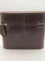 Trousse de voyage Vintage en Cuir rigide 