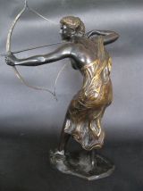 Diane chasseresse;Bronze 1930 art deco