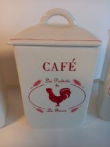 Service à épices avec 3 pots.