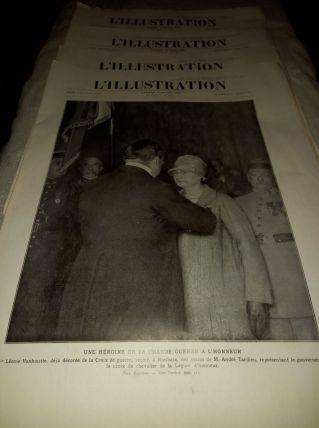 4 magasines L'illustration  1927