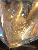 Pied De Lampe En Cristal De Baccarat.