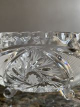 Bol ou bonbonnière en cristal de Pologne 