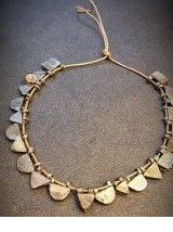 Collier ethnique en argent éthiopien